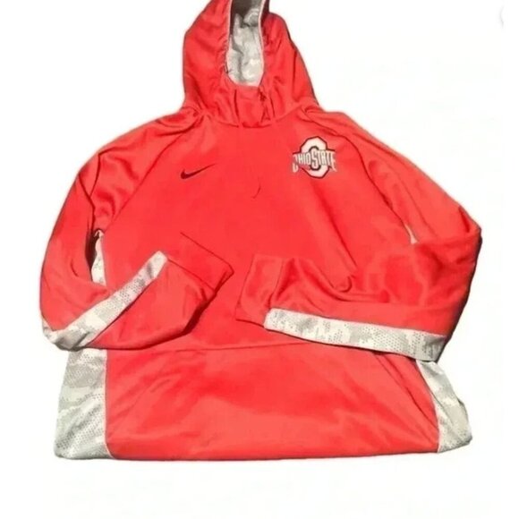 Nike Ohio State Red Hoodie W/ Camo Accents Mens L Polyester Blend - Picture 5 of 7
